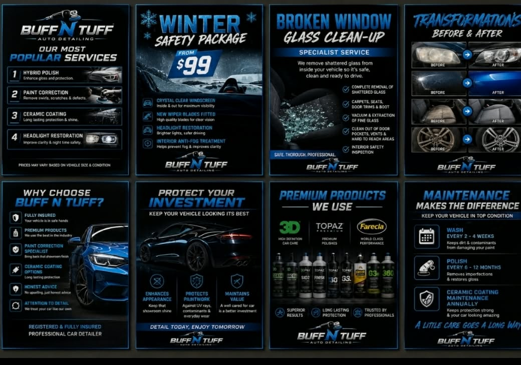 Buff N Tuff services and transformations