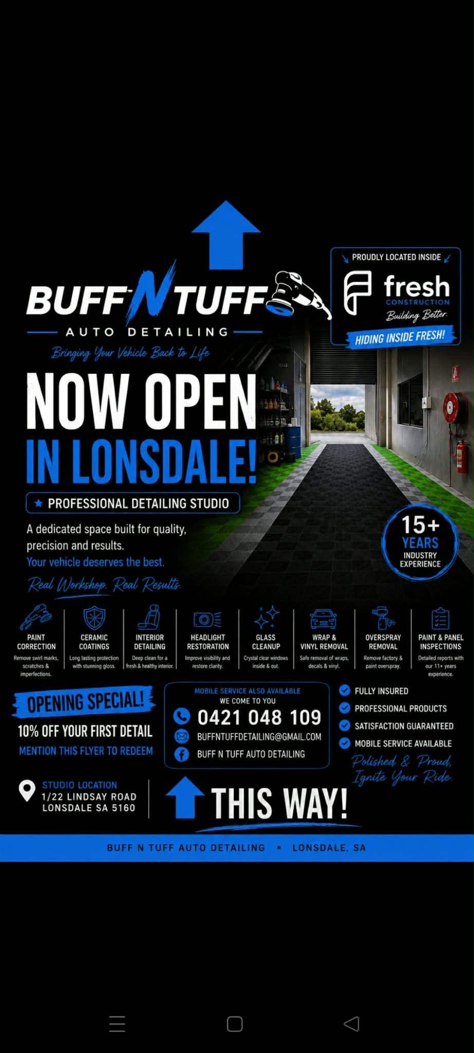 Buff N Tuff Lonsdale workshop